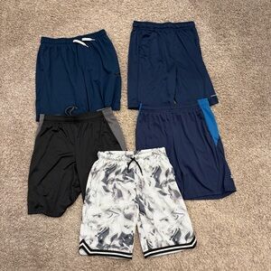 Boys athletic short clothing lot, 5 pairs